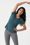 Zelocity Quick Dry Relaxed Top - Green Blue — thumbnail 1